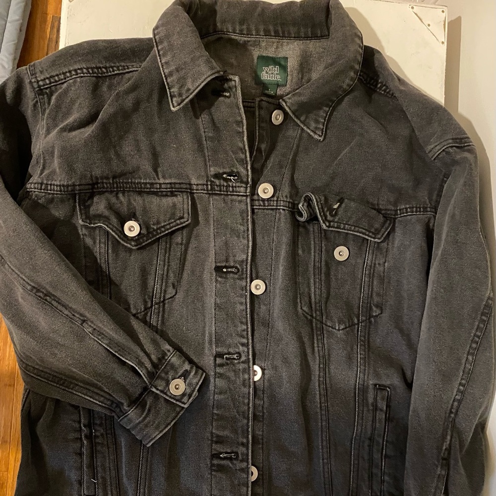 Wild Fable black jean jacket - small